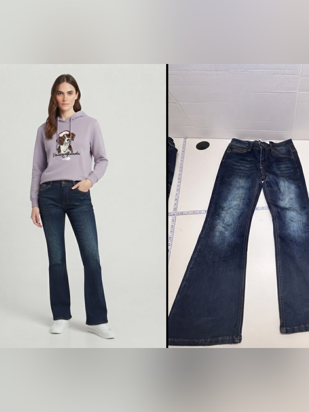 Wax Jean Collection Dark Wash Flare Leg Jeans Size 9 / 28 in